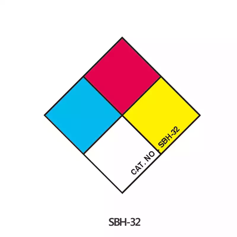 Chemical Hazard Label / 케미컬라벨테이프