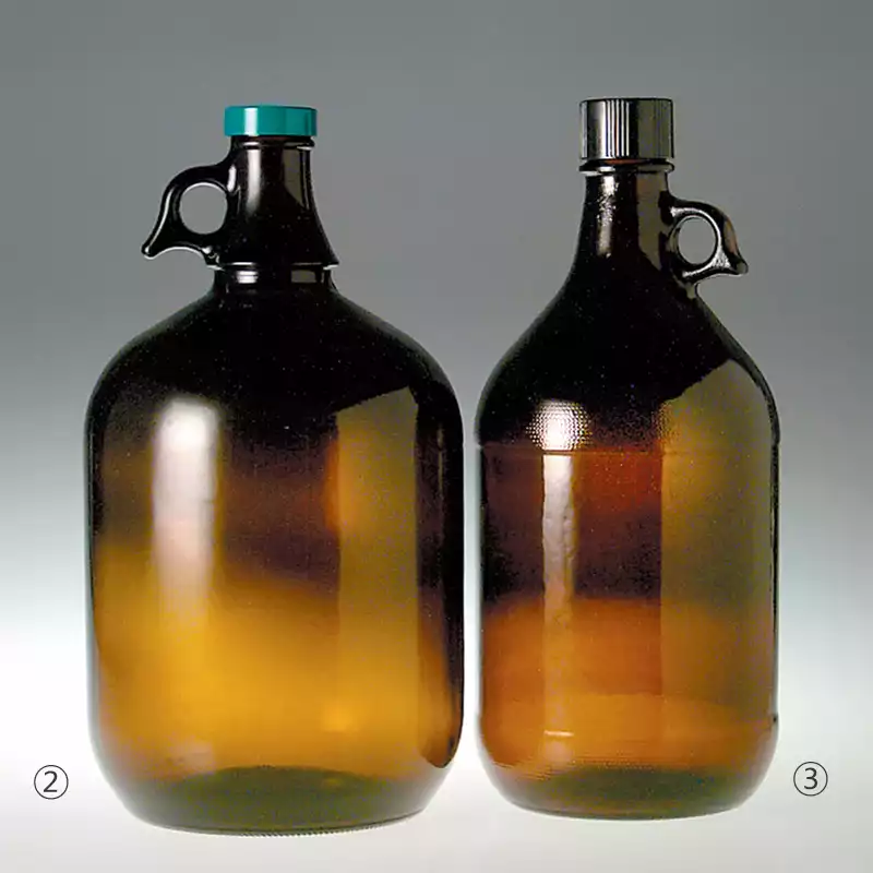 Glass Jug With Teflon Lined Cap / 글라스저그