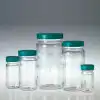 Clear Medium Round Bottle / Graduated Jar / 중광구병, 눈금형 with Teflon Lined Cap