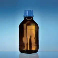 Amber Square Dispenser Bottle / 갈색사각디스펜서용용매병