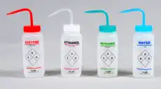 Labeled Wide Mouth Wash Bottles / 라벨 광구세척병