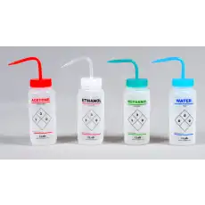 Labeled Wide Mouth Wash Bottles / 라벨 광구세척병