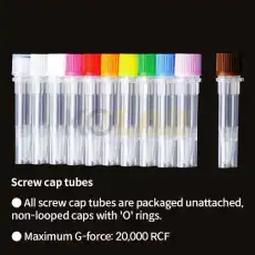 1.5ml Self Standing Screw Cap Tubes