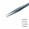 Fine Straight Pointed Tweezer / 고정밀트위저, Rubis®,RU-0C-9-SA