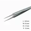 Ultra Fine Pointed, Curved and angled Tweezer / 고정밀트위저, Rubis®,RU-4A-SA