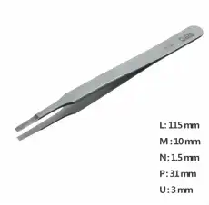 Round Tip Tweezer / 고정밀트위저, Rubis®,RU-D-SA