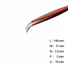 General Use Tweezer / 고정밀트위저, Rubis® ,RU-615I-SA