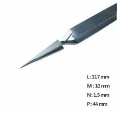 Reverse Action Tweezer / 고정밀트위저, Rubis®,RU-OR-SA