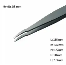 SMD Tweezer / 고정밀트위저, Rubis®,RU-28S-SA