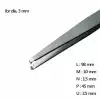 SMD Tweezer / 고정밀트위저, Rubis®,RU-15C-SA