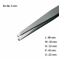 SMD Tweezer / 고정밀트위저, Rubis®,RU-15C-SA