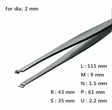 SMD Tweezer / 고정밀트위저, Rubis®,RU-578-SA