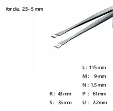 SMD Tweezer / 고정밀트위저, Rubis®RU-572-SA