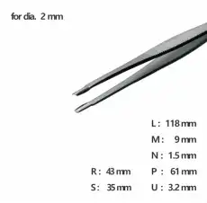 SMD Tweezer / 고정밀트위저, Rubis®,RU-577-SA