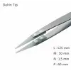 Polymer and Ceramic Tip Tweezer / 세라믹팁트위저, Rubis®,RU-49D-SA