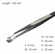 Wafer Handling Tweezer / 고정밀웨이퍼용트위저, Rubis®,RU-37S-3-SA