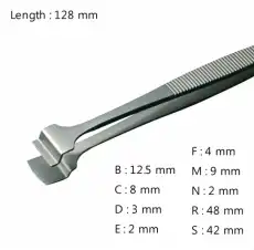 Wafer Handling Tweezer / 고정밀웨이퍼용트위저, Rubis®,RU-2LB/4-SA