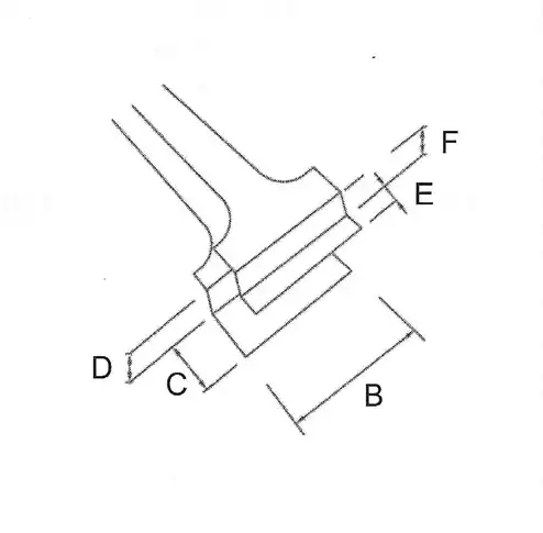 Wafer Handling Tweezer / 고정밀웨이퍼용트위저, Rubis®,RU-42LB-6-SA