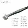 Wafer Handling Tweezer / 고정밀웨이퍼용트위저, Rubis®,RU-41LB-6P-SA