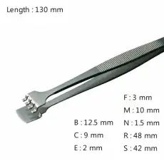 Wafer Handling Tweezer / 고정밀웨이퍼용트위저, Rubis®,RU-41LB-4-SA