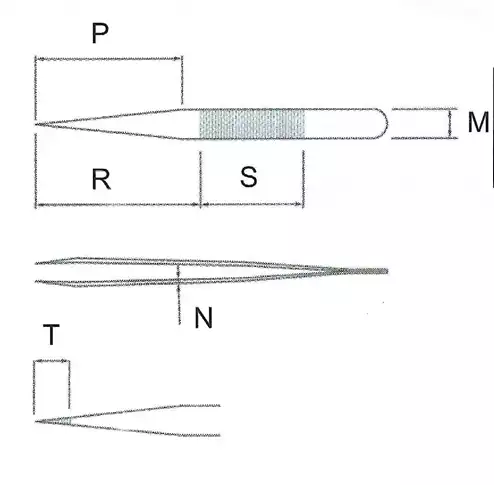 Polymer Alloy Tweezer / 플라스틱트위저, Rubis®,RU-NK7