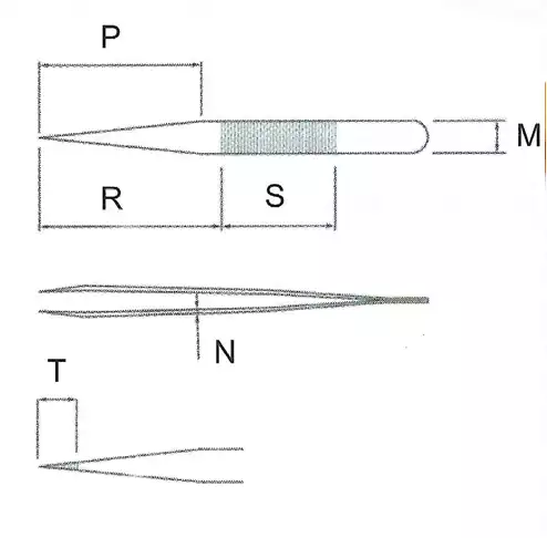 Ultra Fine Pointed Nano Tweezer / 고정밀트위저, Rubis®,RU-00 Grip-SA