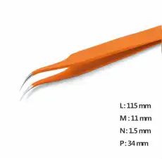 Ultra Fine Pointed Nano Tweezer / 고정밀트위저, Rubis®,RU-7 Grip-SA