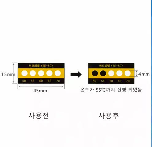 Thermal Indicating Tape / 온도감지테이프, 비가역성