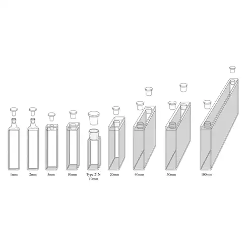 Macro / Standard Absorption Cell, 2-Side Polished / 표준흡광셀, 2면투명