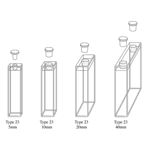 Standard Fluorometer Cell, 4-Side Polished / 표준형광셀, 4명투명