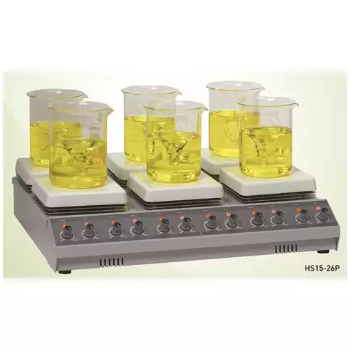 Independent Multi-position Magnetic stirrer with heating, Analog / 독립멀티포지션히팅스터러, 아날로그형