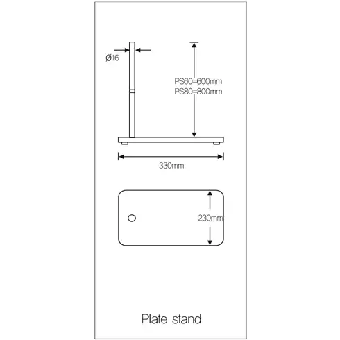 Stand, Square type / 스탠드, 사각 타입