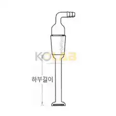 Adapter, Gas inlet, Bubbling with filter / 휠타부가스투입아답타