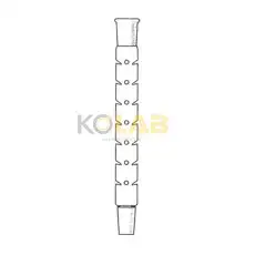 Column, Distilling, Vigreux type / 디스틸링칼럼, 비그럭스형