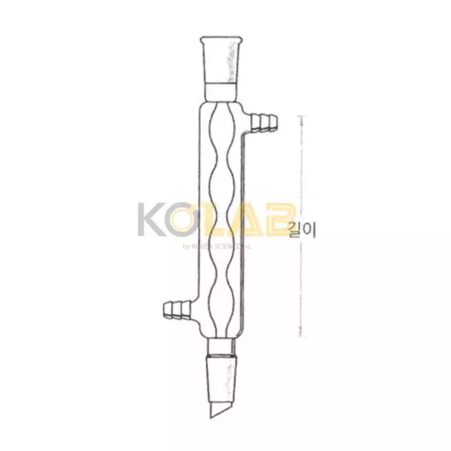 Condenser, Allihn, With joint / 공통갈아맞춤구관냉각기