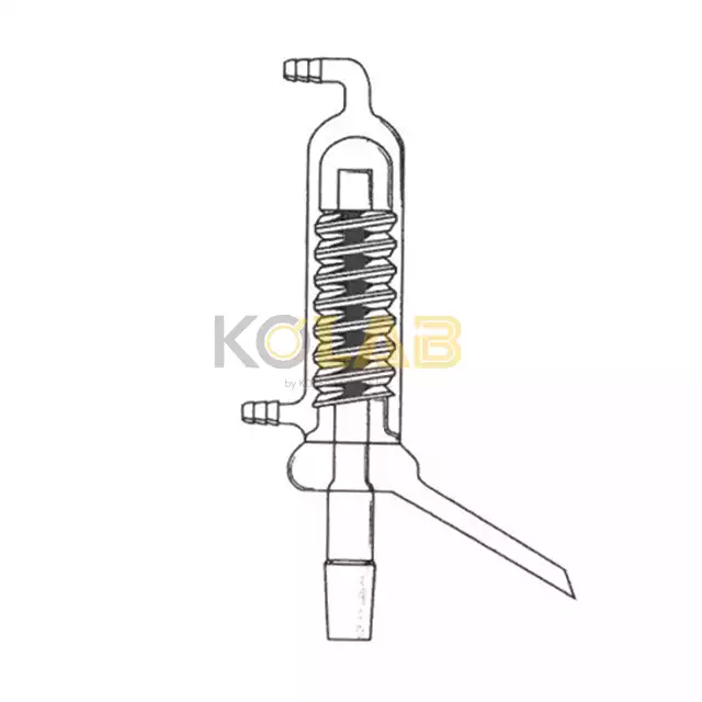 Condenser, Friedrich, For distilling apparatus / 공통갈아맞춤프리드리히냉각기증류장치용