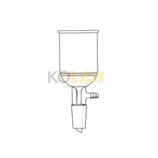 Filter funnel, Buchner, With vacuum adapter / 죠인트진공여과깔대기