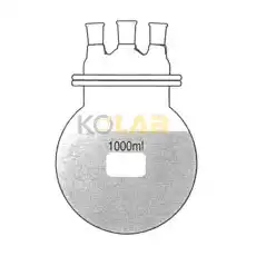 Reaction flask, Round bottom flask type, 3Neck / 플라스크형반응조세트, 3구