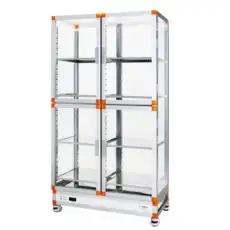 Aluminum Desiccator Cabinet, General & Auto Humidity Control, Digital Hygrometer, 1,010×525×1,900mm / 알루미늄데시케이터캐비닛, 일반형 & 자동습도조절가능형, 디지털습도계장착, 1,010×525×1,900mm