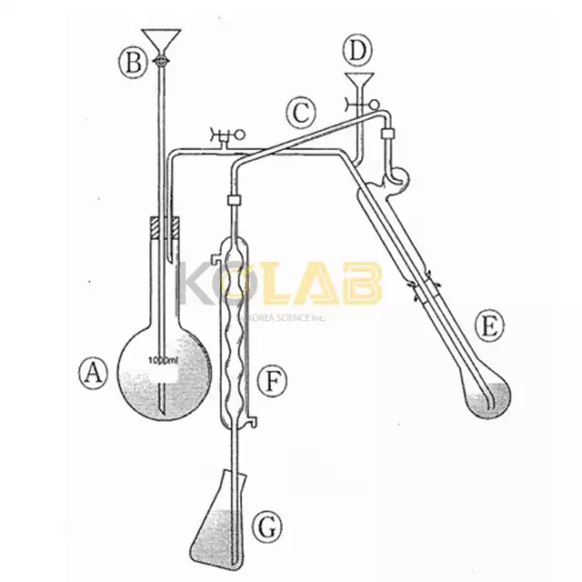 Semimicro kjeldahl quantitative apparatus / 세미마이크로킬달질소정량장치