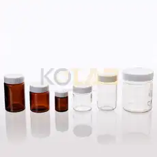 Wide Mouth Bottle, Clear & Amber / 광구병,투명&갈색