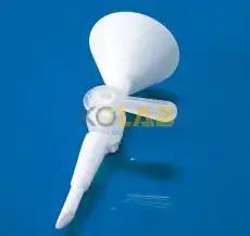 PTFE & PFA joint funnels with PFA stop cock / 스탑콕부착형PTFE&PFA조인트깔대기