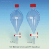 SciLab® 24/40-cone Professional Separatory Funnels, with DURAN® PBT Screwcap/ PTFE Seal, 100~2000ml / 부 스크류-캡 분액 깔때기, PTFE콕, DURAN Boro-glass 3.3, with PTFE plug Stopcock