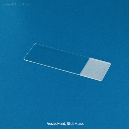 DURAN® Standard Fine Slide Glass, Plain- & Frost-type Made in Germany, 45° Ground-edge, / 고품질 슬라이드 글라스