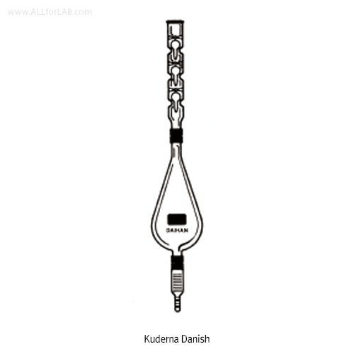 SciLab® DURAN glass Evaporative Concentrator, Kuderna-Danish, 500㎖ Kit / 쿠데르나 다니스 농축기 셋트, Made of Original DURAN® Flask & Glass α3.3