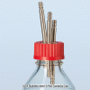 DURAN® GL45 Stainless-steel 2 or 3-Port Connector Cap, for All GL45 Bottles, with 2 or 3 Ports Suitable for Flexible Tubing with id. Φ8.0mm, / GL45 2 or 3-port 컨넥터 캡