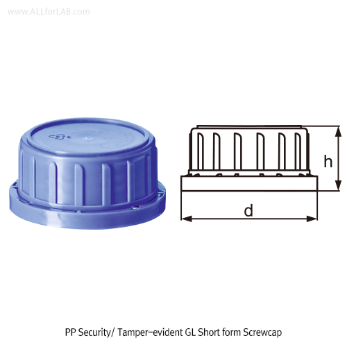 DURAN® Soda-glass Square/Wide neck Bottles and Tamper-evident GL Short-form Screwcaps, 100~1,000㎖ for Sampling & Storage, with Short form GL-32/45/54/60-Screw, Non-Autoclavable, / 4각 광구(연질)시료병 and Security(보안) 캡