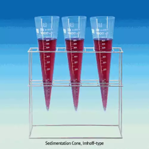 DURAN® Sedimentation Cone, Imhoff-type, Fine-Graduated, 1,000㎖