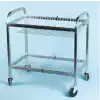 Glassware Cart with Basket / 스테인레스 바스켓 카트, 거치 방식