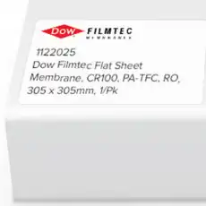 Dow Filmtec Flat Sheet Membrane, CR100, PA-TFC, RO